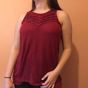 Cute maroon tank top
